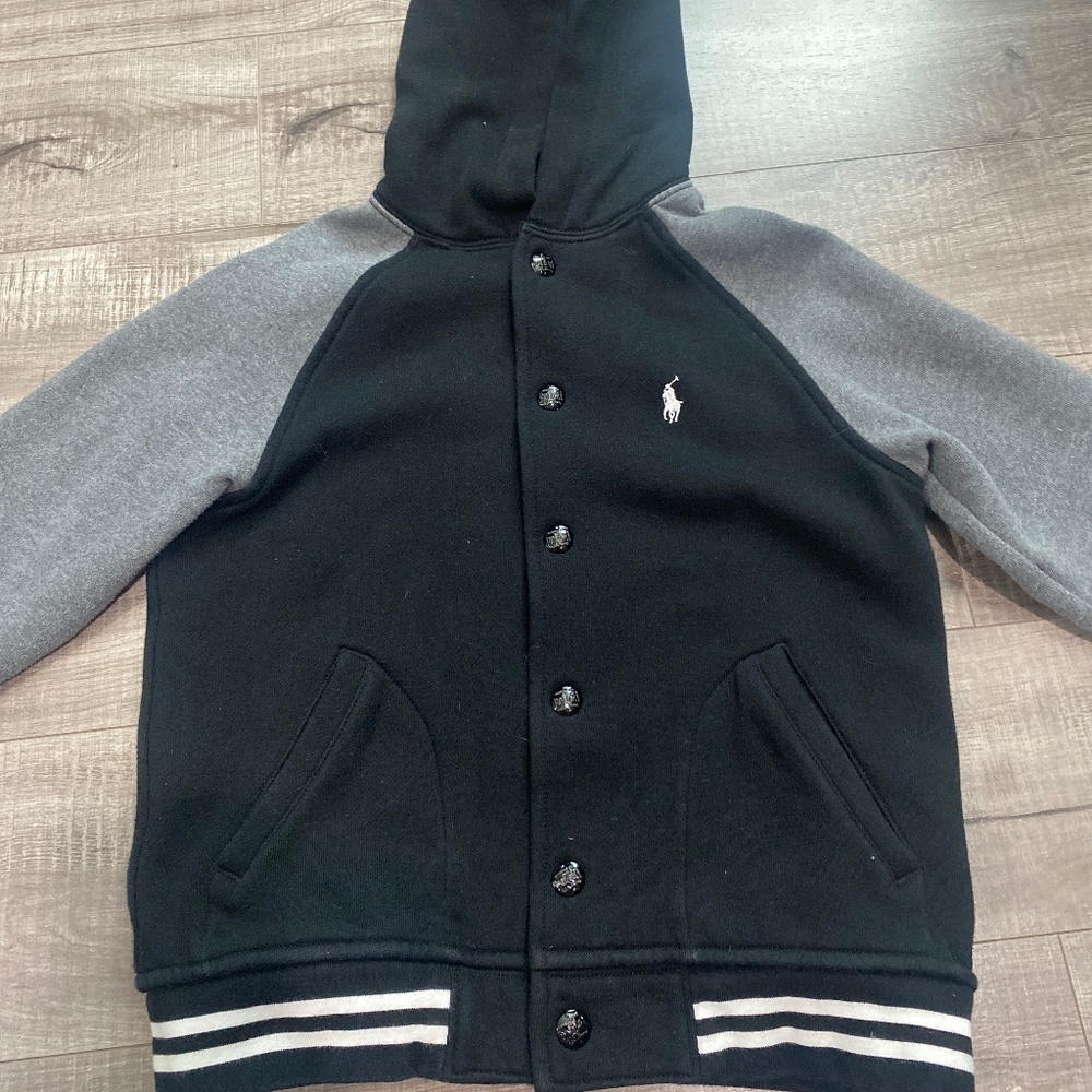 Polo Baseball Jacket with hood